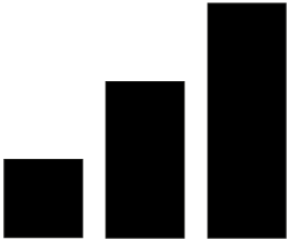 Statistics bar chart icon