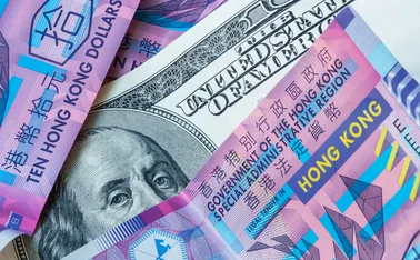 Hong Kong and US dollar notes