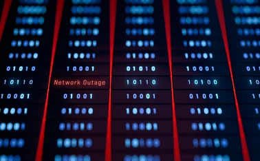 Error message on network display