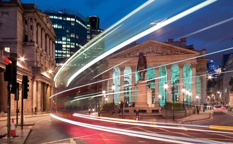 Bank of England night Getty 174788162