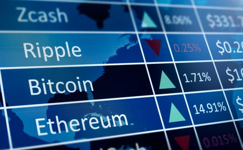 board of cryptocurrency in an exchange
