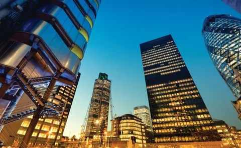 London financial district