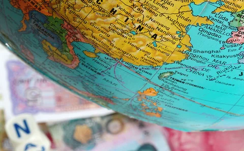 globe china renminbi