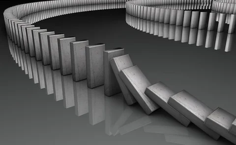 Dominos Falling