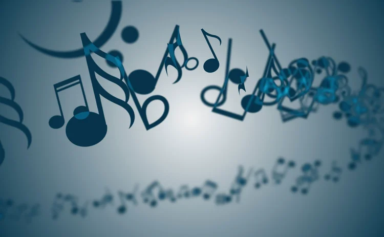 Music notation music notes