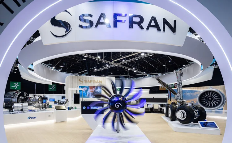 A Safran exhibition stand