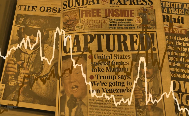 Newspaper front covers after Maduro capture