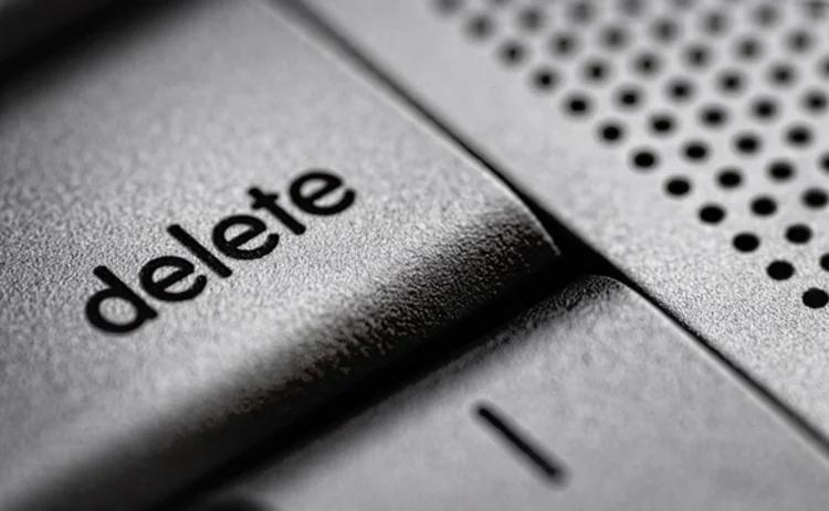 A delete button for data privacy