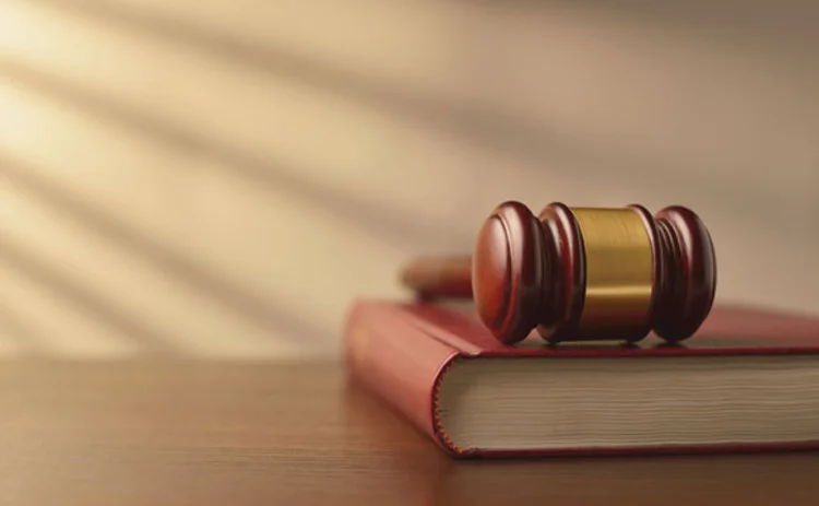 A gavel on a book A gavel on a book