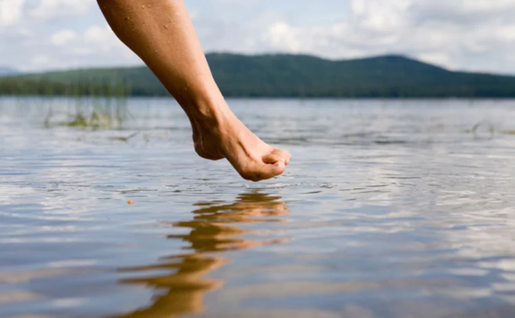 Dip toe in water Dip toe in water
