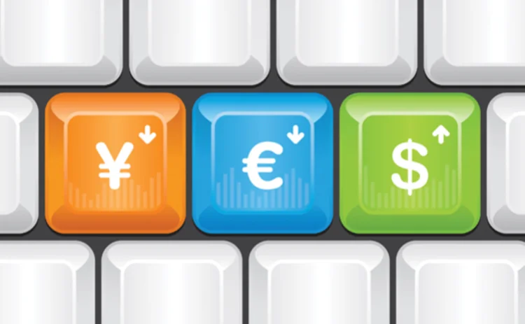 Currency symbols on a keyboard Currency symbols on a keyboard