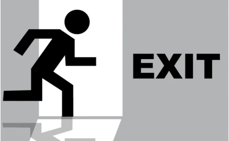 Exit sign Exit sign
