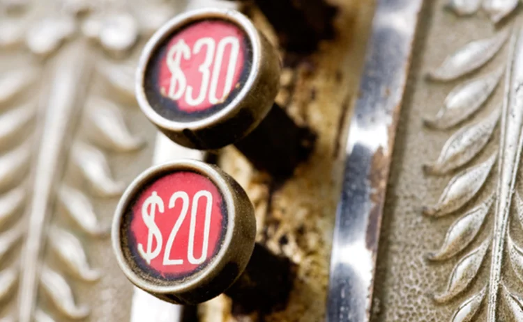 image of a vintage cash register