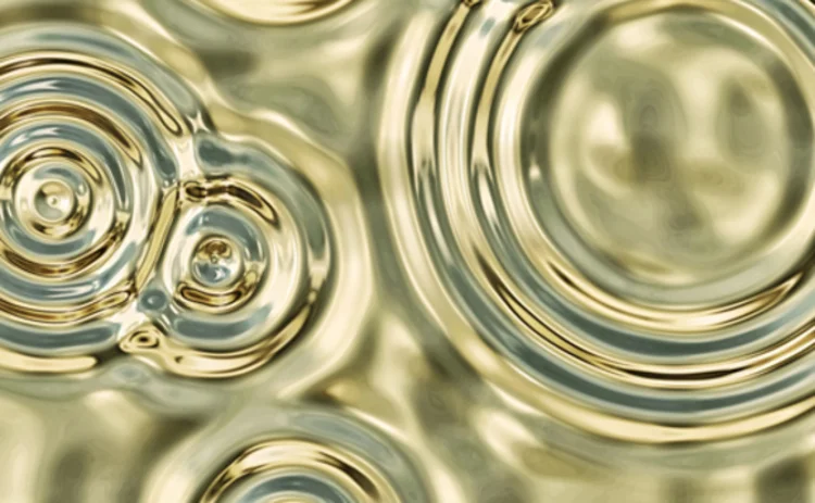 Ripples in molten metal Ripples in molten metal