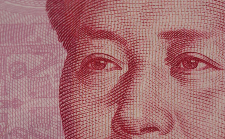 Chinese yuan note