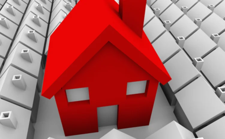 Big house among smaller houses Big house among smaller houses
