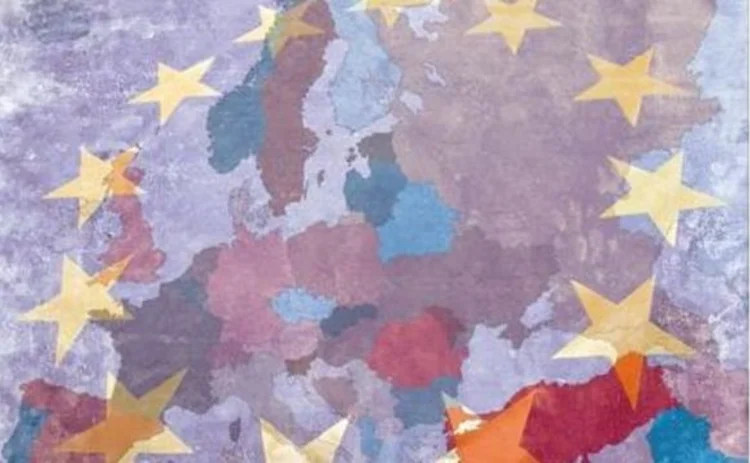 map-of-europe-and-eu-flag