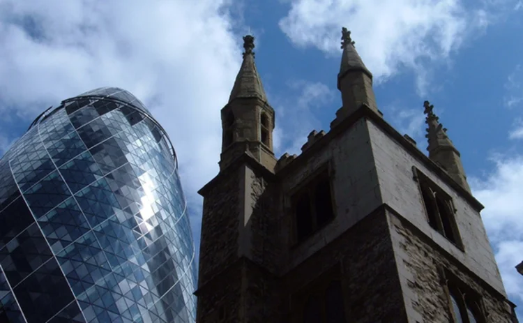 Gherkin Building in City of London