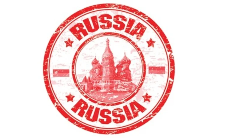 Russia stamp