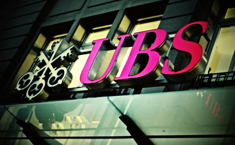 UBS sign on building