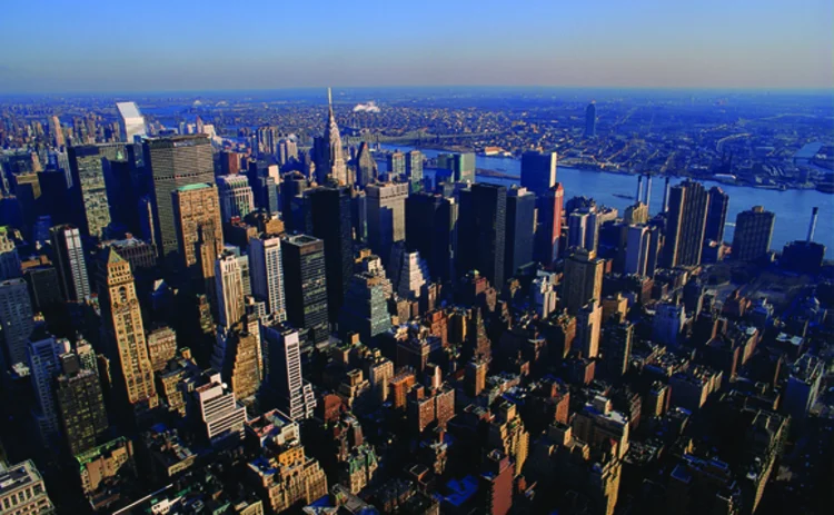 A view of downtown Manhattan in New York A view of downtown Manhattan in New York