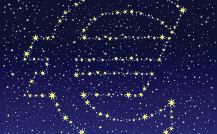 Sky Euro sign formed by stars in the sky Sky Euro sign formed by stars in the sky