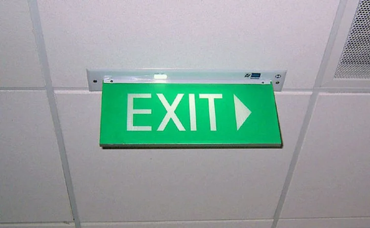 Exit sign Exit sign