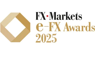 E-FX abstract logo for 2025 awards