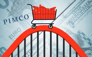 Shopping trolley at top of rollercoaster against a EUR/USD backdrop