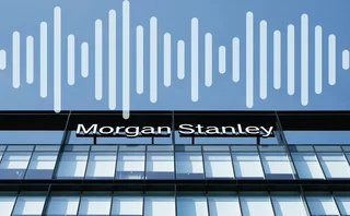 Morgan Stanley headquarters below Talking Heads 2025 ident