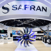 A Safran exhibition stand