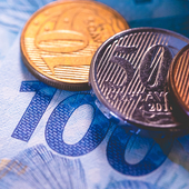 Brazilian-real notes and coins