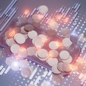 Cryptocurrencies on a chart